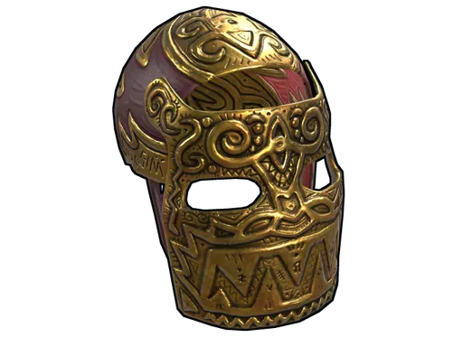 Legendary Gold Facemask