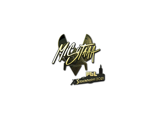 Sticker | misutaaa (Gold) | Stockholm 2021