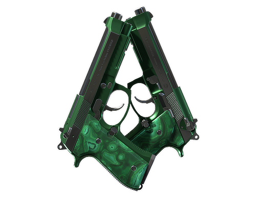 Dual Berettas | Polished Malachite