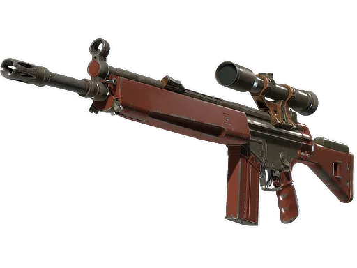 G3SG1 | Red Jasper (Well-Worn)