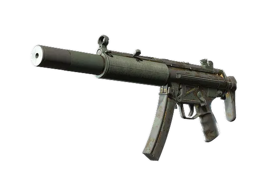 MP5-SD | Gold Leaf (Battle-Scarred)