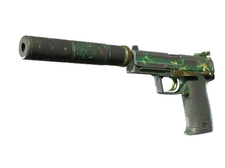 USP-S | Tropical Breeze (Battle-Scarred)