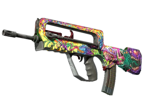 FAMAS | Bad Trip (Battle-Scarred)