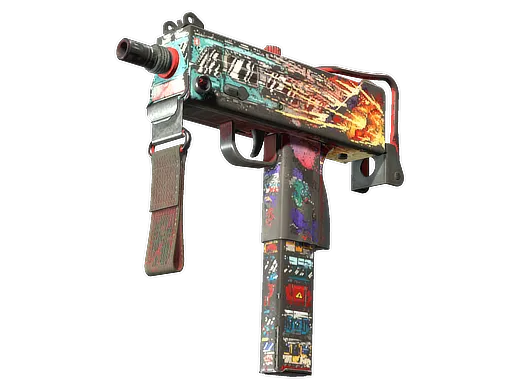 MAC-10 | Derailment (Battle-Scarred)