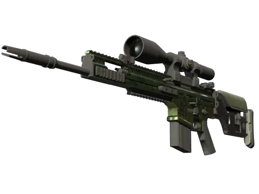 StatTrak™ SCAR-20 | Green Marine (Field-Tested)