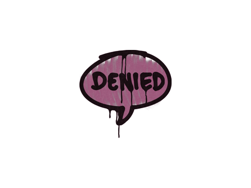 Sealed Graffiti | Denied (Princess Pink)