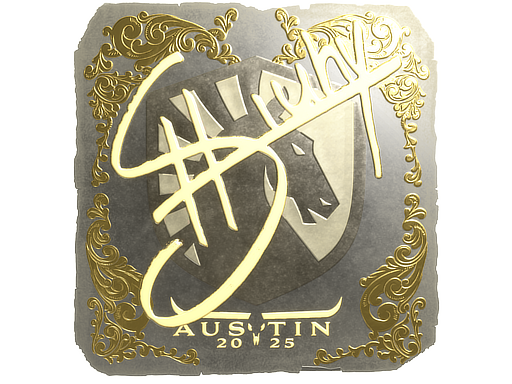 Sticker | siuhy (Gold) | Austin 2025