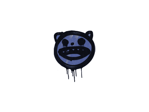 Sealed Graffiti | Happy Cat (SWAT Blue)
