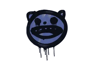 Sealed Graffiti | Happy Cat (SWAT Blue)