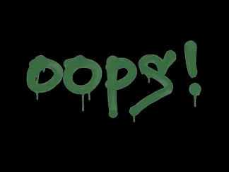 Sealed Graffiti | Oops (Jungle Green)