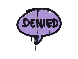Sealed Graffiti | Denied (Violent Violet)