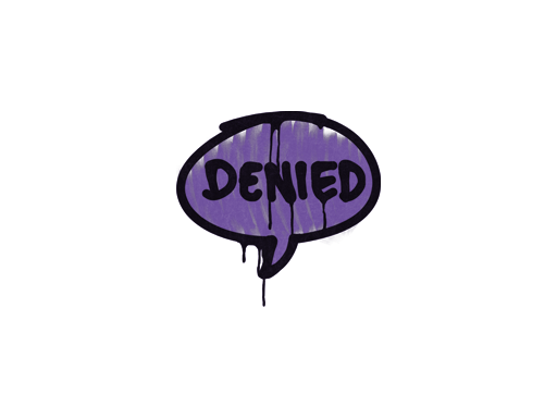 Sealed Graffiti | Denied (Monster Purple)