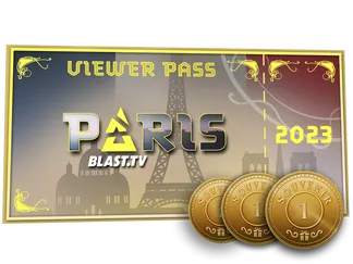 Paris 2023 Viewer Pass + 3 Souvenir Tokens