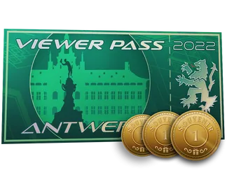 Antwerp 2022 Viewer Pass + 3 Souvenir Tokens