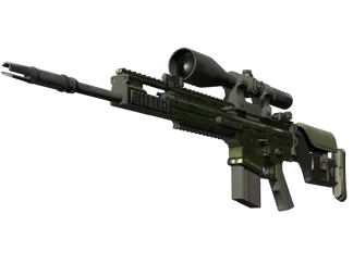 StatTrak™ SCAR-20 | Green Marine (Battle-Scarred)