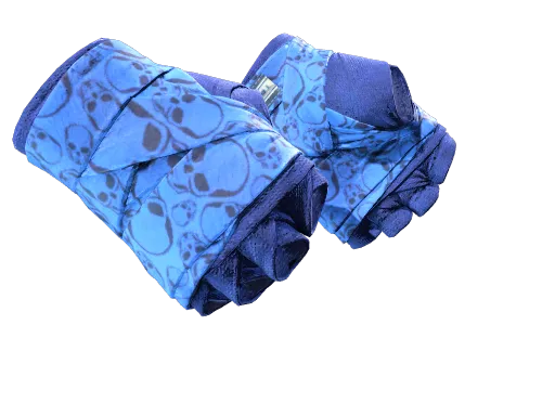 ★ Hand Wraps | Cobalt Skulls (Minimal Wear)