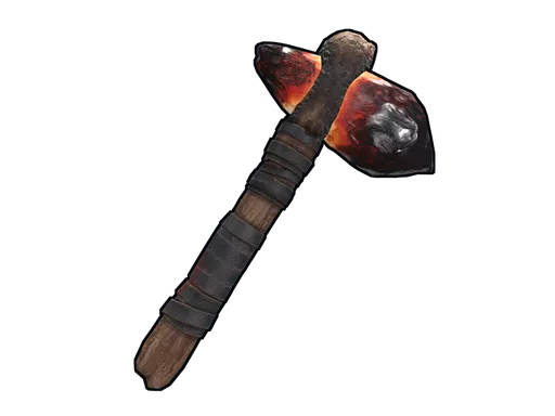 Dragon Glass Stone Hatchet