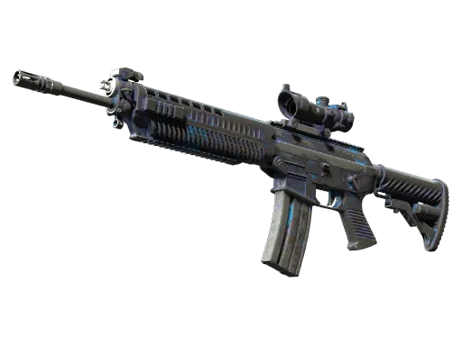 StatTrak™ SG 553 | Aloha (Battle-Scarred)