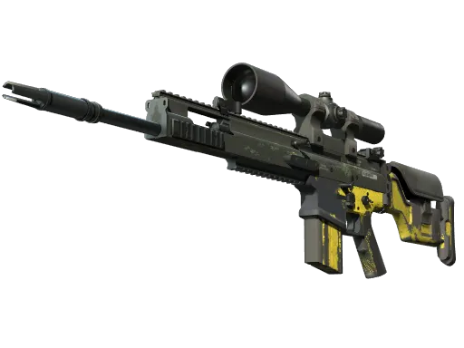 StatTrak™ SCAR-20 | Jungle Slipstream (Battle-Scarred)