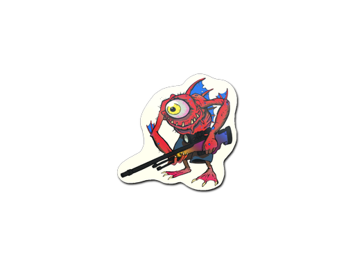 Sticker | Red Cyclawps