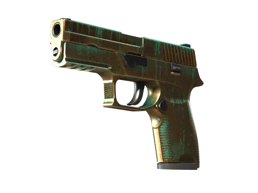 StatTrak™ P250 | Verdigris (Well-Worn)