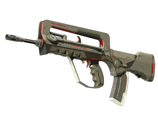 StatTrak™ FAMAS | Mecha Industries (Battle-Scarred)
