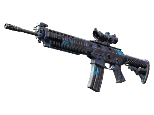 StatTrak™ SG 553 | Aloha (Field-Tested)