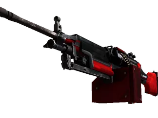 StatTrak™ M249 | System Lock (Well-Worn)