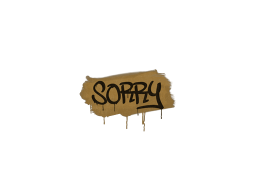 Sealed Graffiti | Sorry (Desert Amber)
