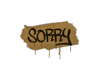 Sealed Graffiti | Sorry (Desert Amber)