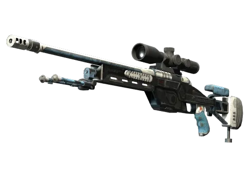 StatTrak™ SSG 08 | Ghost Crusader (Battle-Scarred)