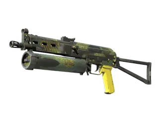 StatTrak™ PP-Bizon | Jungle Slipstream (Well-Worn)