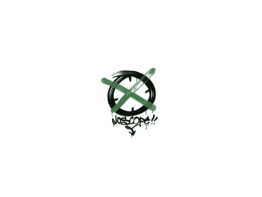 Sealed Graffiti | Noscope (Jungle Green)